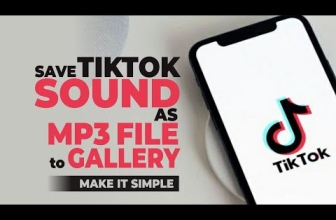 How to Save TikTok Sound as MP3 File to Android Phone Gallery